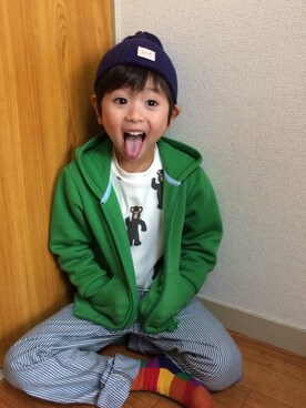 matyuさん（キッズ・110cm）の冬コーディネート