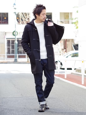 「HAMNETT（ハムネット）のアイテム（ジャケット/アウター）」を使った、MURAsanさん（メンズ・176cm）の冬コーディネート