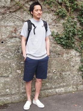 「HAMNETT（ハムネット）のアイテム」を使った、MURAsanさん（メンズ・176cm）の春コーディネート