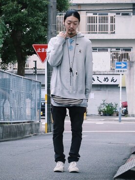 「nonnative（ノンネイティブ）のアイテム（アクセサリー）」を使った、takuyaishiharaさん（メンズ・178cm）の秋コーディネート