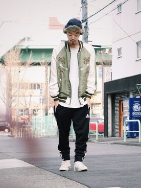 「NAISSANCE（ネサンス）のアイテム（ジャケット/アウター）」を使った、takuyaishiharaさん（メンズ・178cm）の冬コーディネート