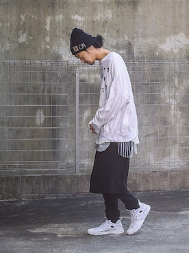 「SASQUATCHfabrix.（サスクワァッチファブリックス）のアイテム」を使った、takuyaishiharaさん（メンズ・178cm）の冬コーディネート