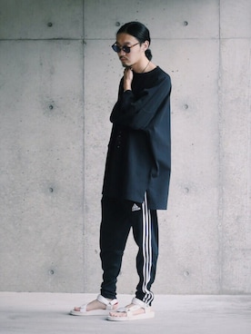 「SASQUATCHfabrix.（サスクワァッチファブリックス）のアイテム」を使った、takuyaishiharaさん（メンズ・178cm）の夏コーディネート