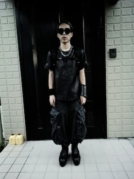 「SRIVER（スリヴァー）のアイテム」を使った、Royさん（メンズ・162cm）の夏コーディネート