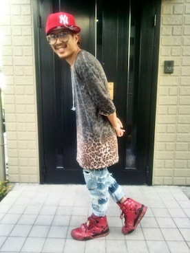 「gilet（ジレ）のアイテム」を使った、Royさん（メンズ・162cm）の秋コーディネート