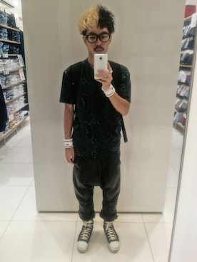 「JULIUS（ユリウス）のアイテム（パンツ）」を使った、Royさん（メンズ・162cm）の秋コーディネート