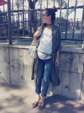 「IMAGE（イマージュ）のアイテム（シューズ）」を使った、くみこんぶさん（レディース・160cm）の夏コーディネート