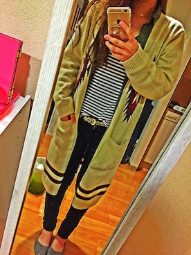 「SpRay（スプレイ）のアイテム（ダウンジャケット/コート）」を使った、m.さん（レディース・162cm）の春コーディネート