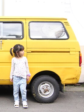 「アイテム（腕時計）」を使った、Chasel Chenさん（キッズ・100cm）の夏コーディネート