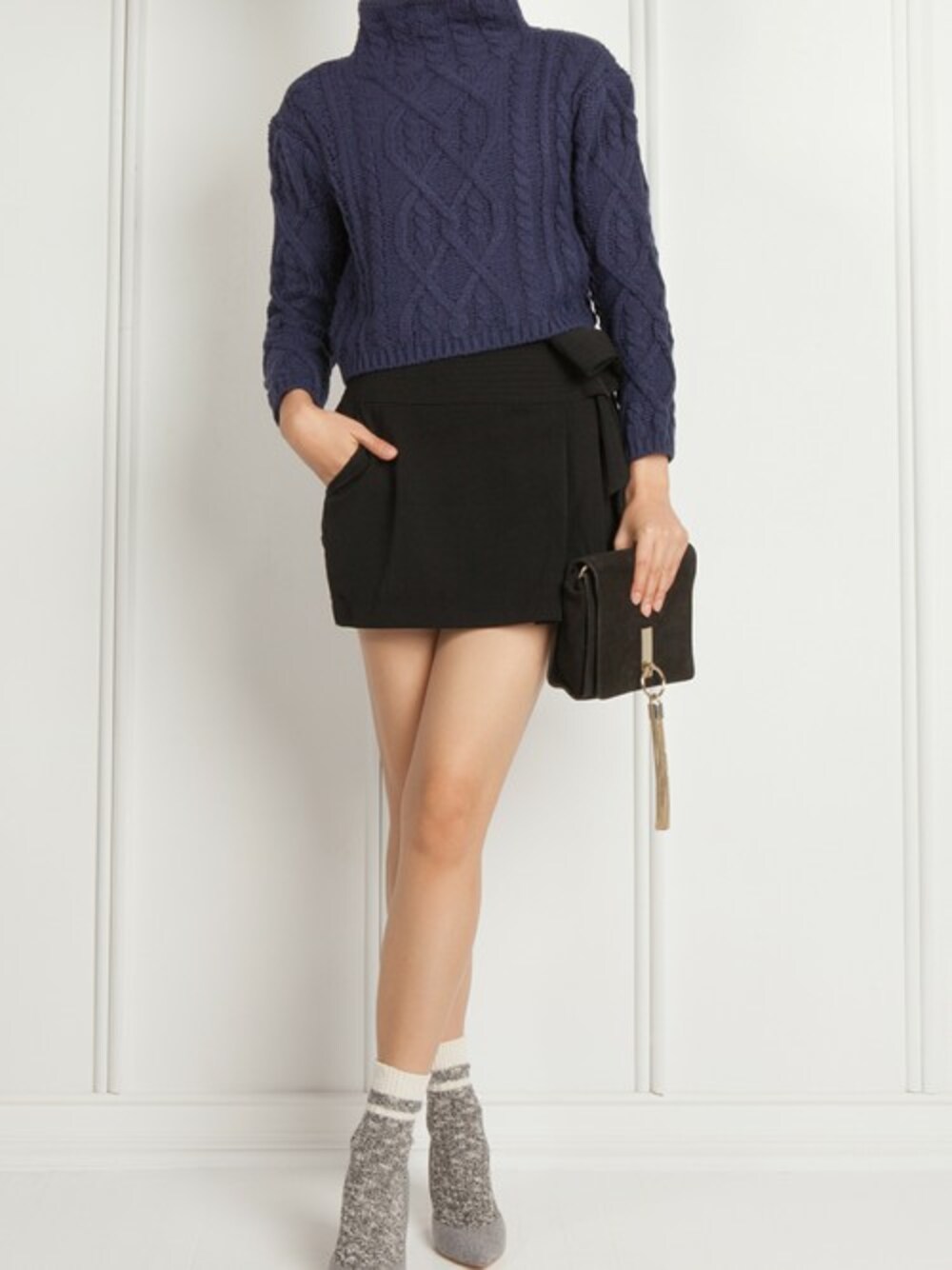 レディースの冬コーディネートの1枚目の写真