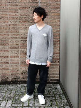 「MARNI（マルニ）のアイテム（パンツ）」を使った、kenetteさん（メンズ・168cm）の秋コーディネート