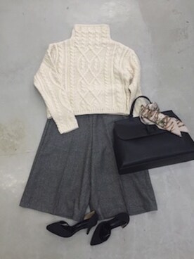 「通販」｜elsonaさん（レディース・160cm）の秋コーディネート