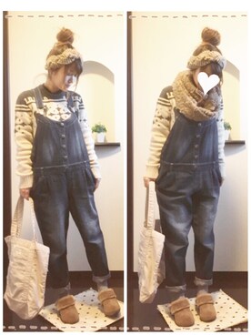 sHimA*kOさん（レディース・153cm）の冬コーディネート