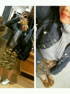 重松美咲さん(レディース・160cm)の秋コーディネート