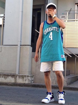 「ハラチ」｜「アイテム（キャップ）」を使った、A-MASTERさん（メンズ・170cm）の秋コーディネート