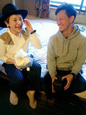 SAKAGUCHI YUIさん（レディース・160cm）の冬コーディネート