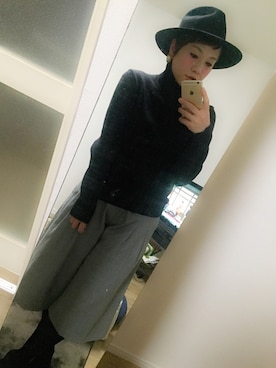 SAKAGUCHI YUIさん（レディース・160cm）の冬コーディネート