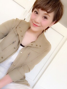 「ゆるゆる」｜「アイテム（オールインワン・サロペット）」を使った、SAKAGUCHI YUIさん（レディース・160cm）の春コーディネート