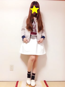 「Another Edition」｜「アイテム（ブルゾン）」を使った、mioさん（レディース・151cm）の春コーディネート