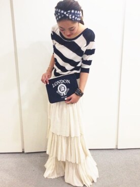 Ray BEAMS Directorさん（レディース・165cm）の冬コーディネート