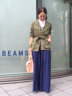「RBS」｜「アイテム（ブルゾン）」を使った、Ray BEAMS Directorさん（レディース・165cm）の冬コーディネート