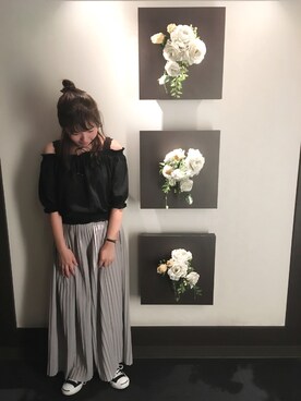「アイテム（チョーカー）」を使った、michisariさん（レディース・154cm・20代）の夏コーディネート