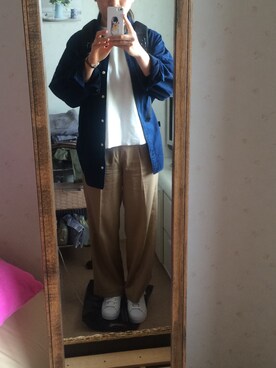 achaさん（レディース・165cm）の春コーディネート