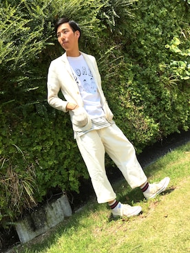 「FLASH REPORT（フラッシュリポート）のアイテム（ジャケット/アウター）」を使った、たっちゃそさん（メンズ・174cm）の春コーディネート