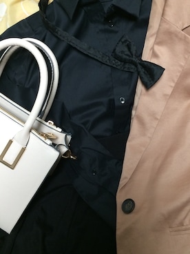 「H&M（エイチ・アンド・エム）のアイテム（財布/小物）」を使った、chamanthaさん（レディース・158cm）の冬コーディネート