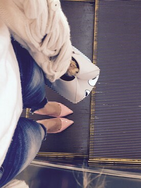 「Language（ランゲージ）のアイテム（ジャケット/アウター）」を使った、kana0428さん（レディース・163cm）の冬コーディネート