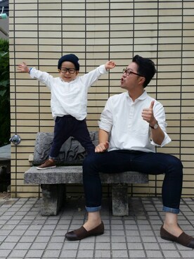 toshi.shoさん（キッズ・100cm）の冬コーディネート