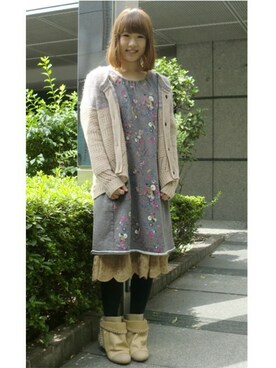 美樹さん（レディース・159cm）の秋コーディネート