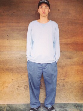 「PorterClassic」｜鈴木大地さん（メンズ・173cm）の秋コーディネート