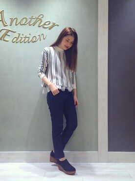 「Another Edition」｜「アイテム（ブーティ）」を使った、eeen52さん（レディース・158cm）の冬コーディネート