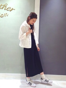 「Another Edition」｜「アイテム（ブルゾン）」を使った、eeen52さん（レディース・158cm）の春コーディネート