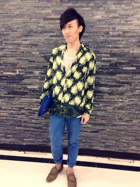 「INITIALS（イニシャルズ）のアイテム（その他シューズ）」を使った、Ivan さん（メンズ・173cm）の夏コーディネート