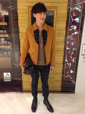 「INITIALS（イニシャルズ）のアイテム（ジャケット/アウター）」を使った、Ivan さん（メンズ・173cm）の冬コーディネート