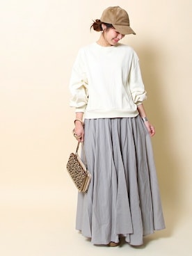 和泉さん（レディース・157cm）の夏コーディネート