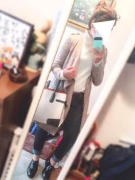「school」｜「アイテム（腕時計）」を使った、YUMIKAさん（レディース・163cm）の秋コーディネート