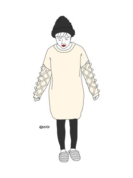 ecoさん(レディース・151cm)の冬コーディネート