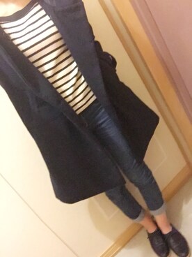 「M.deux（エムドゥ）のアイテム（その他シューズ）」を使った、16さん（レディース・155cm）の秋コーディネート