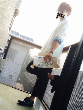 「TODAYFUL（トゥデイフル）のアイテム」を使った、gakuさん（メンズ・173cm）の秋コーディネート