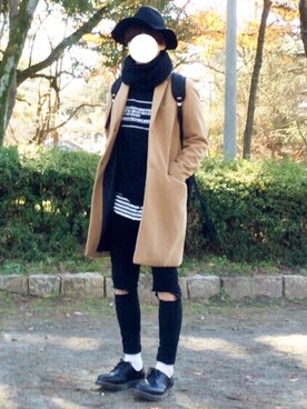「DETAILS（ディテールズ）のアイテム」を使った、gakuさん（メンズ・173cm）の冬コーディネート