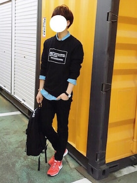 「HARE（ハレ）のアイテム（ソックス/靴下）」を使った、gakuさん（メンズ・173cm）の秋コーディネート