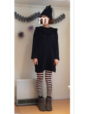 「halloween」｜「アイテム（ニットキャップ/ビーニー）」を使った、ma-chiさん（レディース・162cm）の秋コーディネート