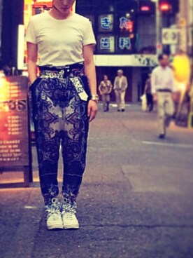 「アイテム（バングル/リストバンド）」を使った、yuki.iさん（レディース・162cm・20代）の夏コーディネート