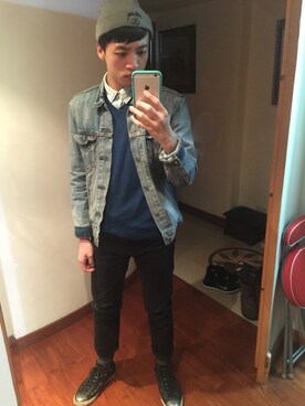 47さん（メンズ・177cm）の冬コーディネート