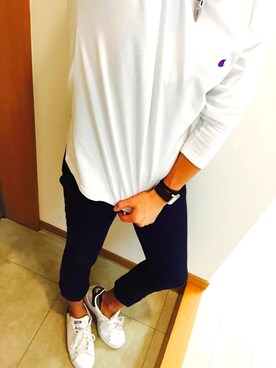 「Calvin Klein PLATINUM(Calvin Klein PLATINUM)」｜くにさん（メンズ・167cm）の秋コーディネート