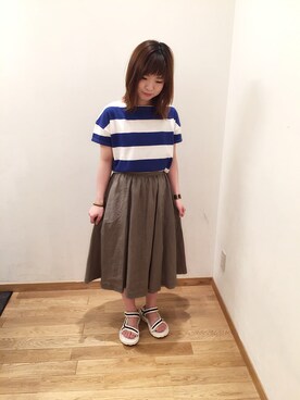 大宮ルミネ店 スタッフさん（レディース・147cm）の夏コーディネート
