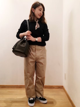 「manipuri（マニプリ）のアイテム」を使った、大宮ルミネ店 スタッフさん（レディース・150cm）の夏コーディネート